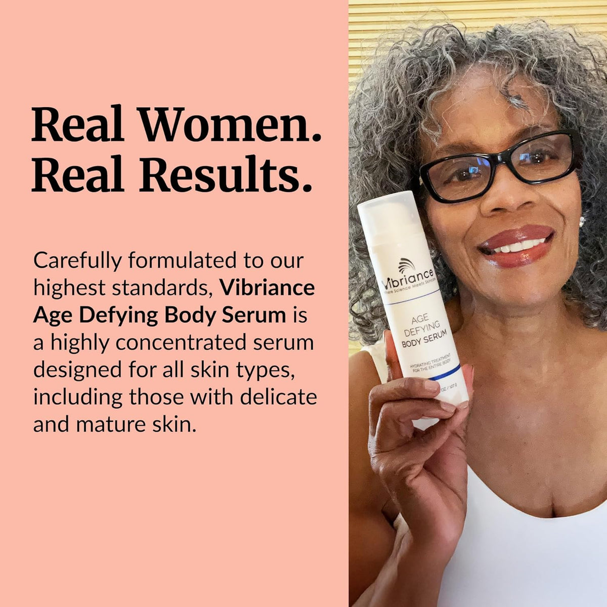 Vibriance Age Defying Body Serum, 4.5 fl oz - Anti Aging and Ultra Hydrating - Infused with