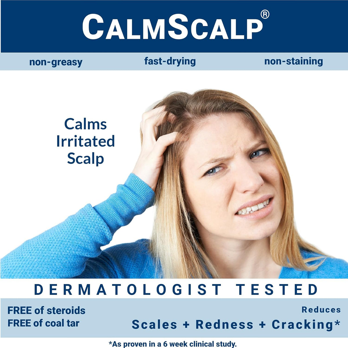 Scalp Serum | Scalp Itch Relief | Scalp Treatment | Exfoliates Scales and Flakes | Clinically