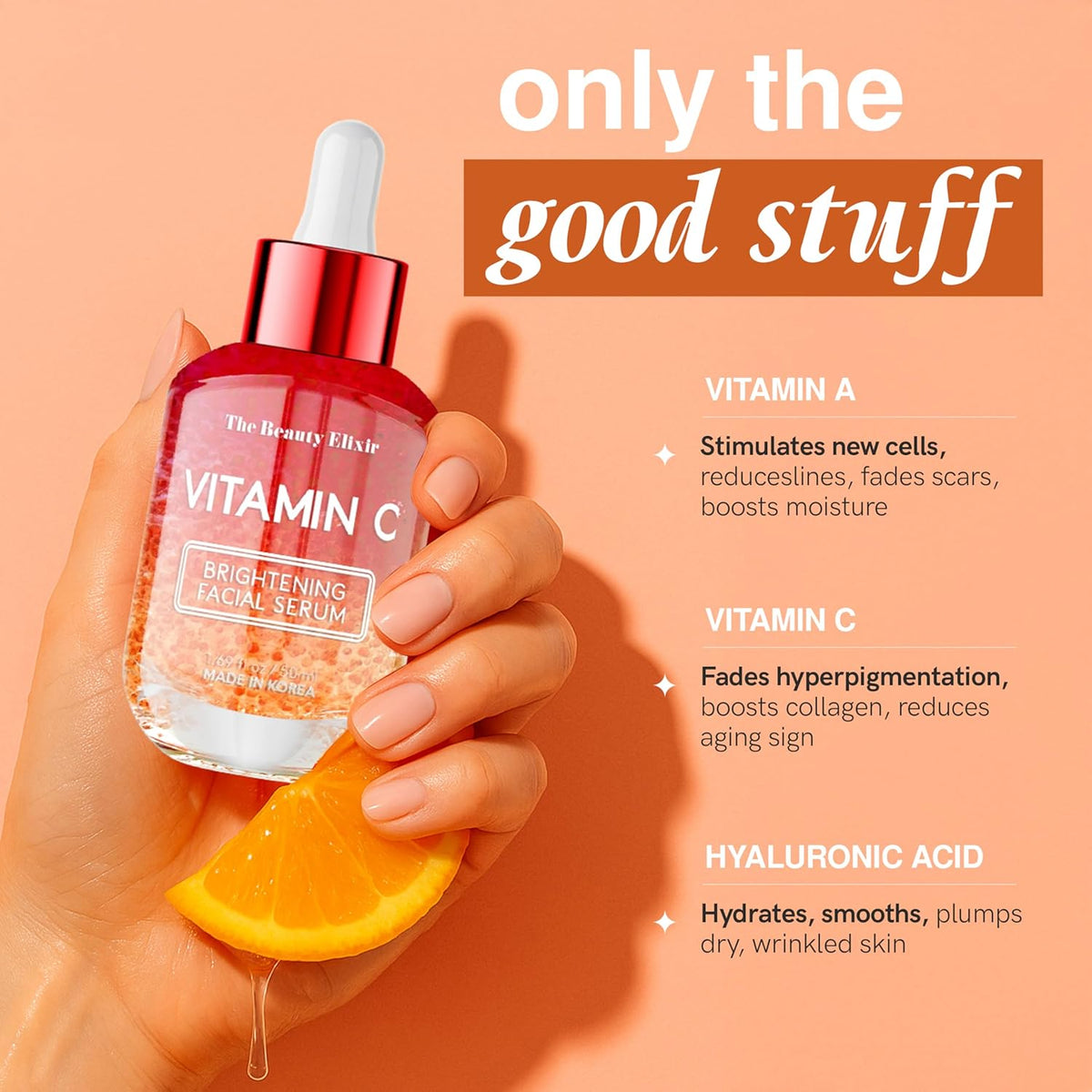 Vitamin C Serum For Face - Dermatologist Tested - Anti-Aging & Dark Spot Remover - Brightening