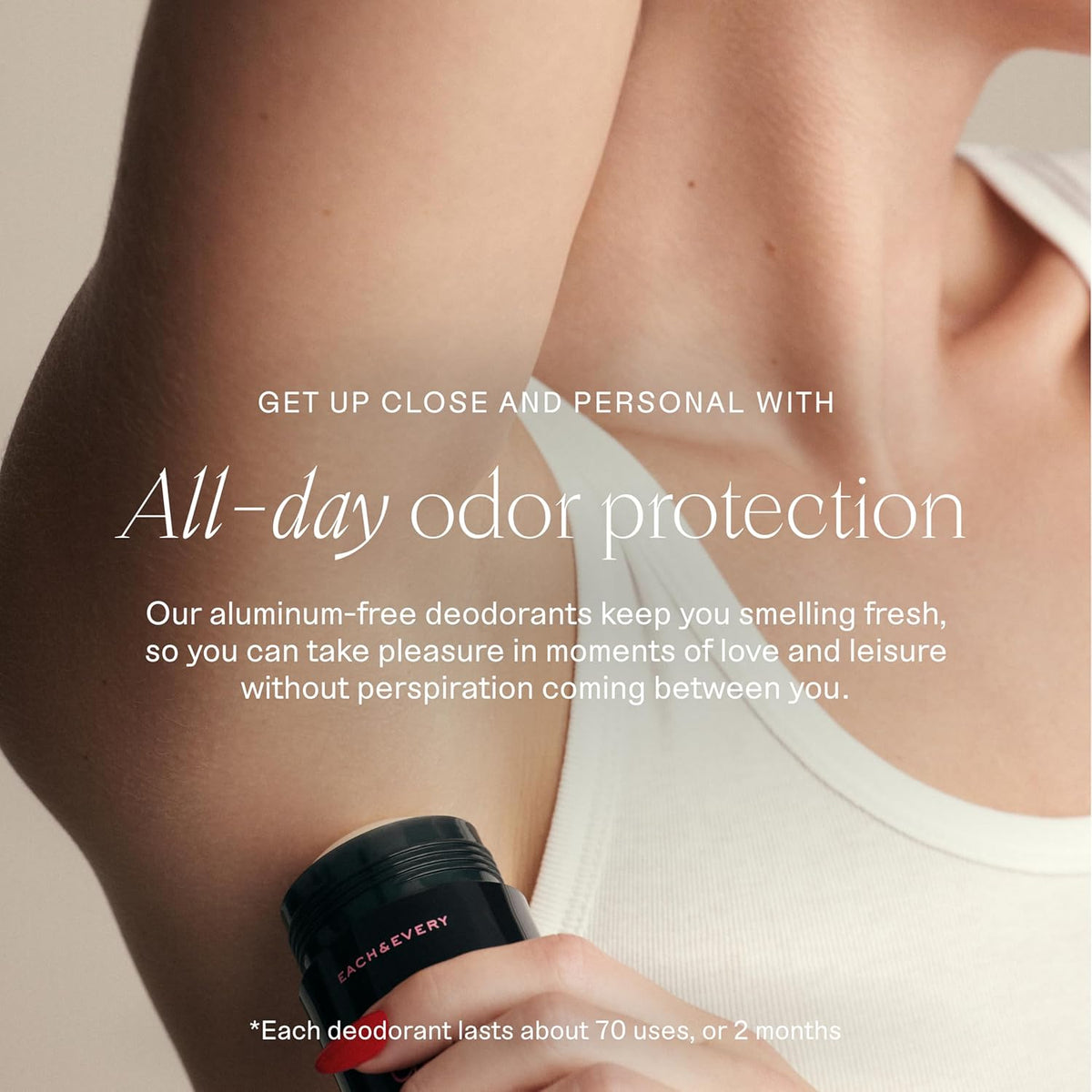 Each & Every Aluminum Free Deodorant for Women & Men - All Natural Deodorant for Sensitive Skin
