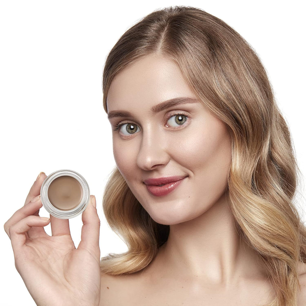 Arches and Halos Luxury Brow Building Pomade - Vegan Eyebrow Pomade - Creamy, Long Wearing Color