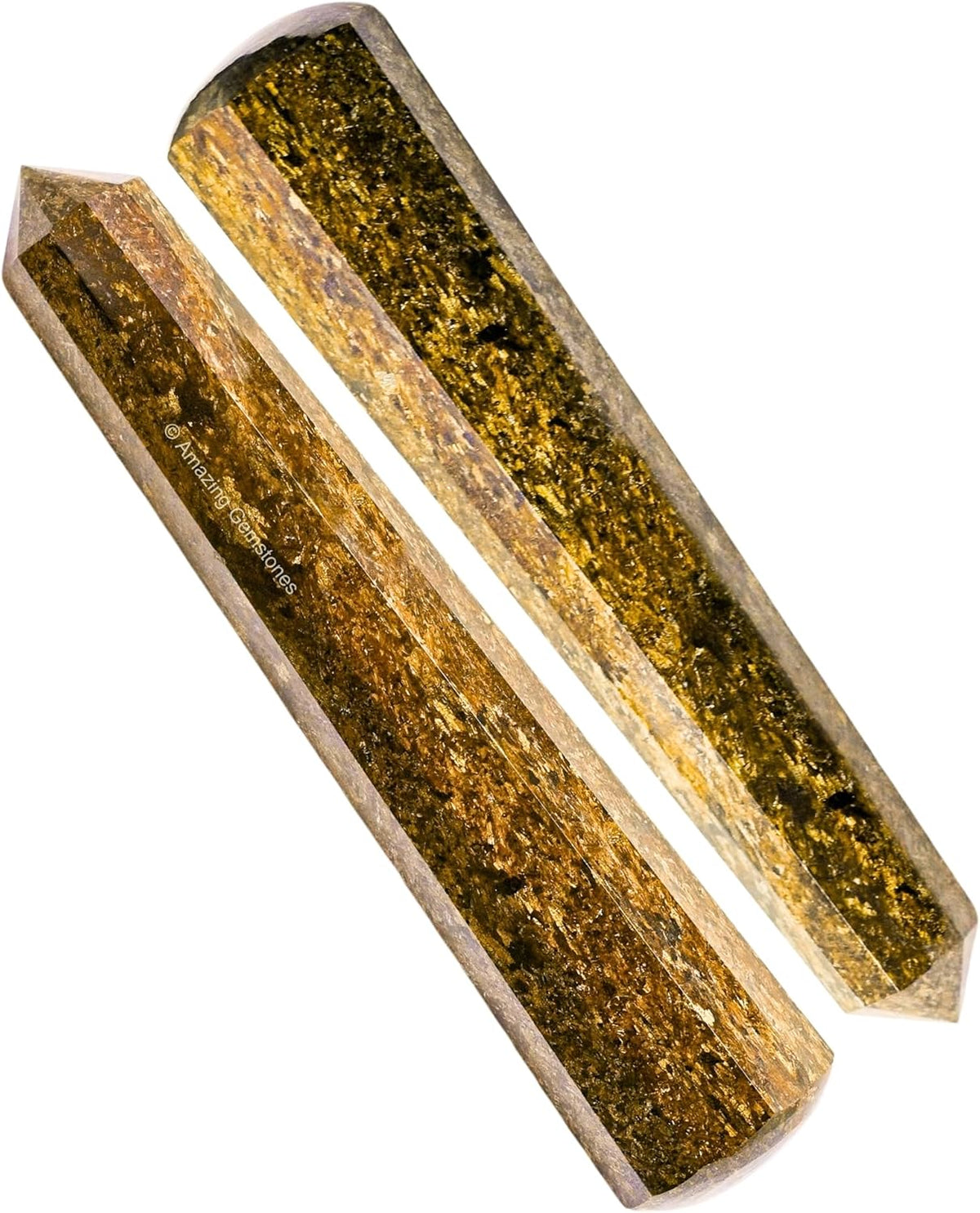 Amazing Gemstone Bronzite Crystal Wand Massage Stick - Pelvic Wand Gua Sha for Adults - Crystals