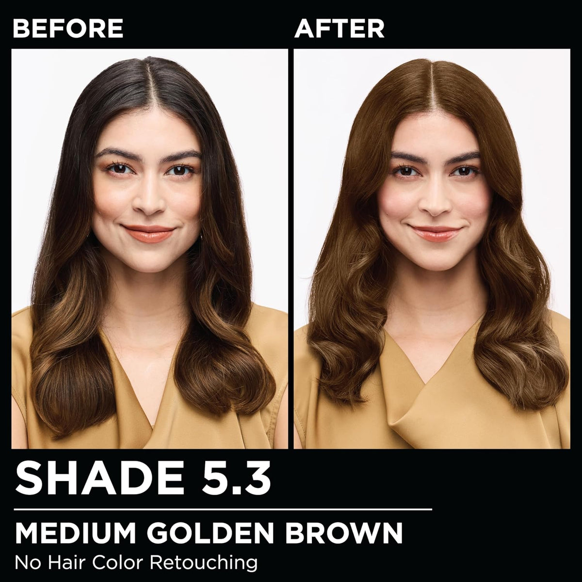 Garnier Hair Color Olia Ammonia-Free Brilliant Color Oil-Rich Permanent Hair Dye, 5.3 Medium Golden