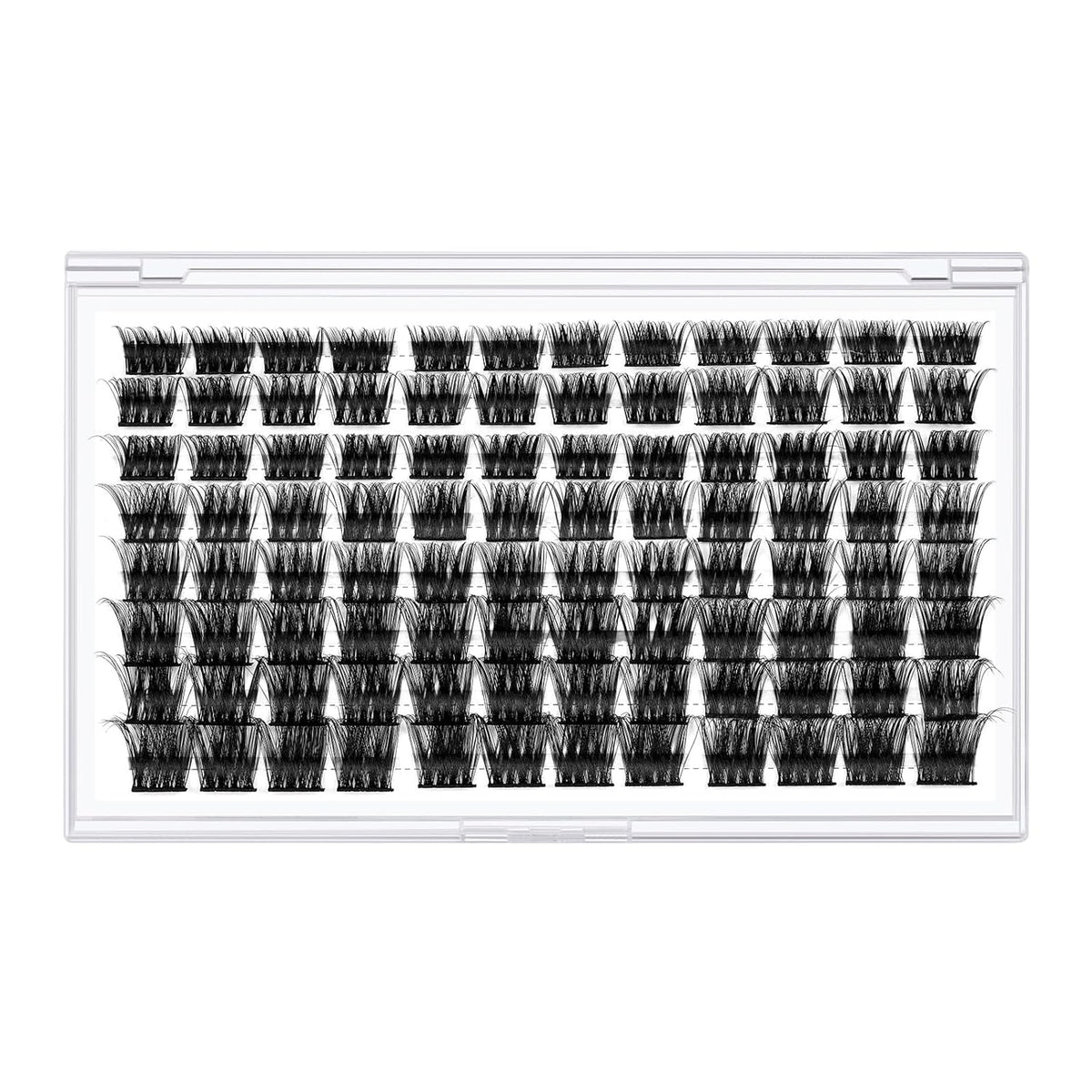 Lash Clusters,96 Pcs Cluster Lashes D Curl 10-18MIX DIY Lash Extensions Eyelash Clusters,KEYYOU