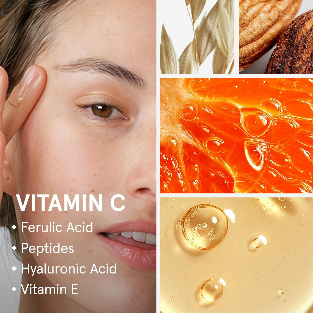 iRestore Vitamin C Brightening Serum – Anti Aging Face Serum with 15% Ascorbic Acid, Vitamin E