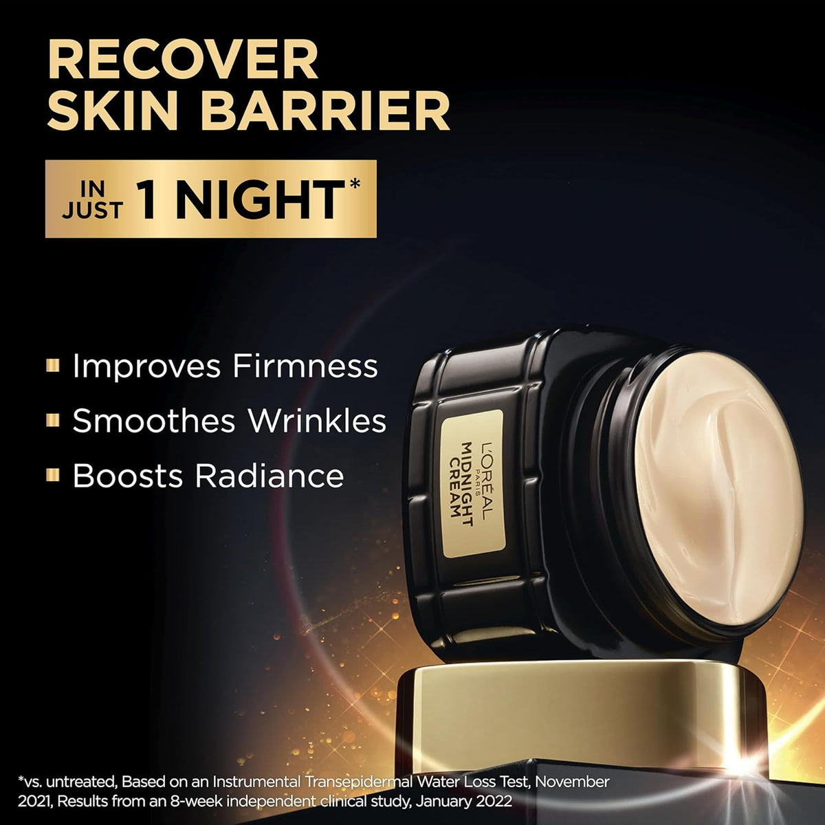 L'Oreal Paris Age Perfect Anti-Aging Midnight Cream, Face Moisturizer to Reduce Wrinkles and Firm