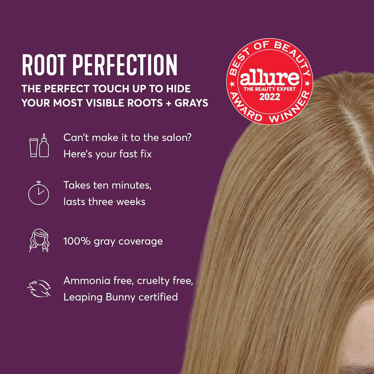 Madison Reed Root Perfection Permanent Root Touch Up, Dark Blonde 8N Bergamo, 10 Minutes for 100%