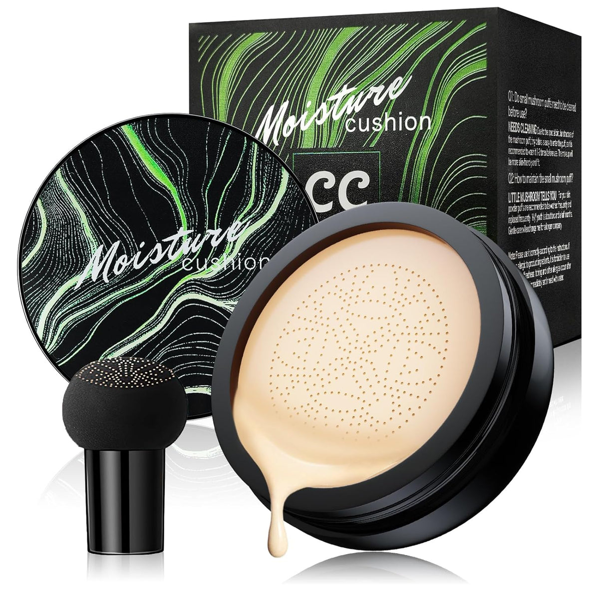 Mushroom Head Air Cushion CC Cream - BB Cream Foundation Makeup Concealer Moisturizing Oil Control