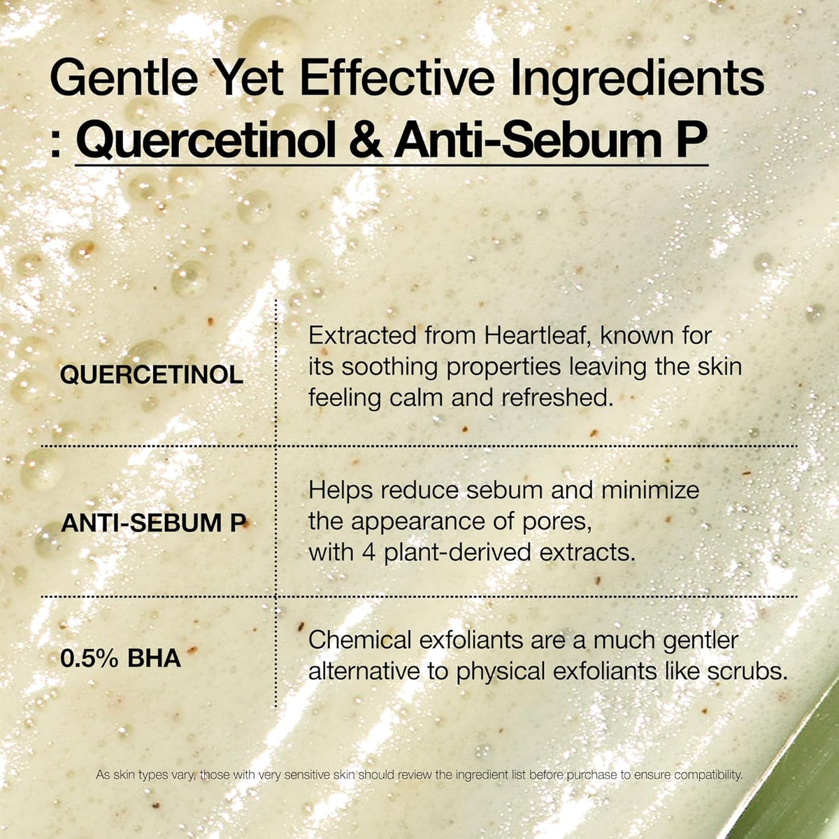 ANUA Heartleaf Quercetinol Pore Deep Cleansing Foam, Facial Cleanser, for Double Cleansing, BHA