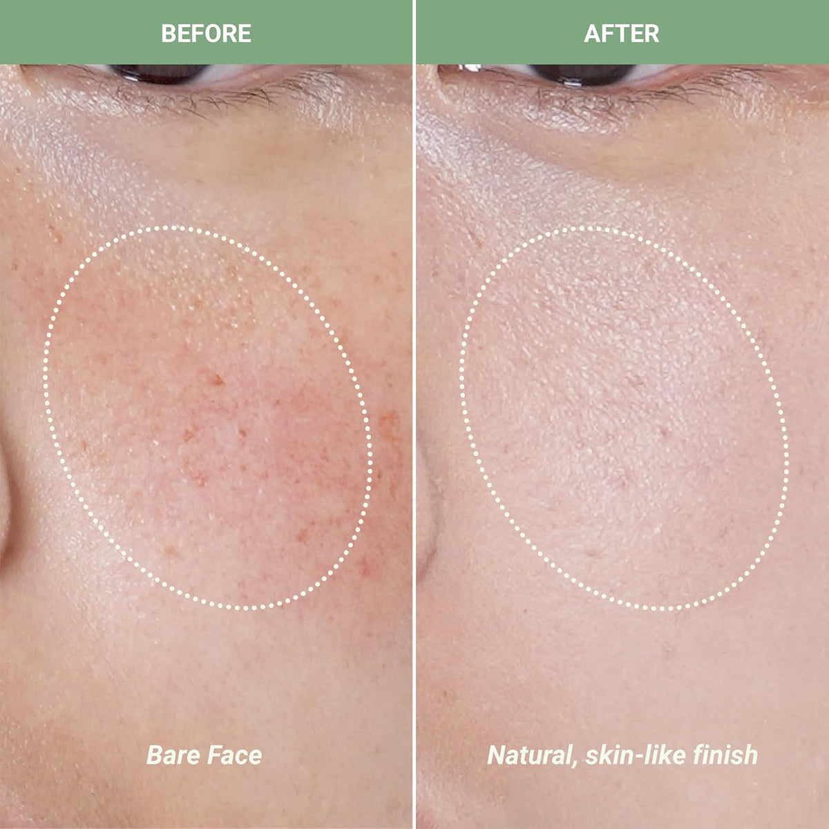 Meebak Cica Redness Solution Cream | Redness Relief for Face | Green Color-Corrector | BB Cream for