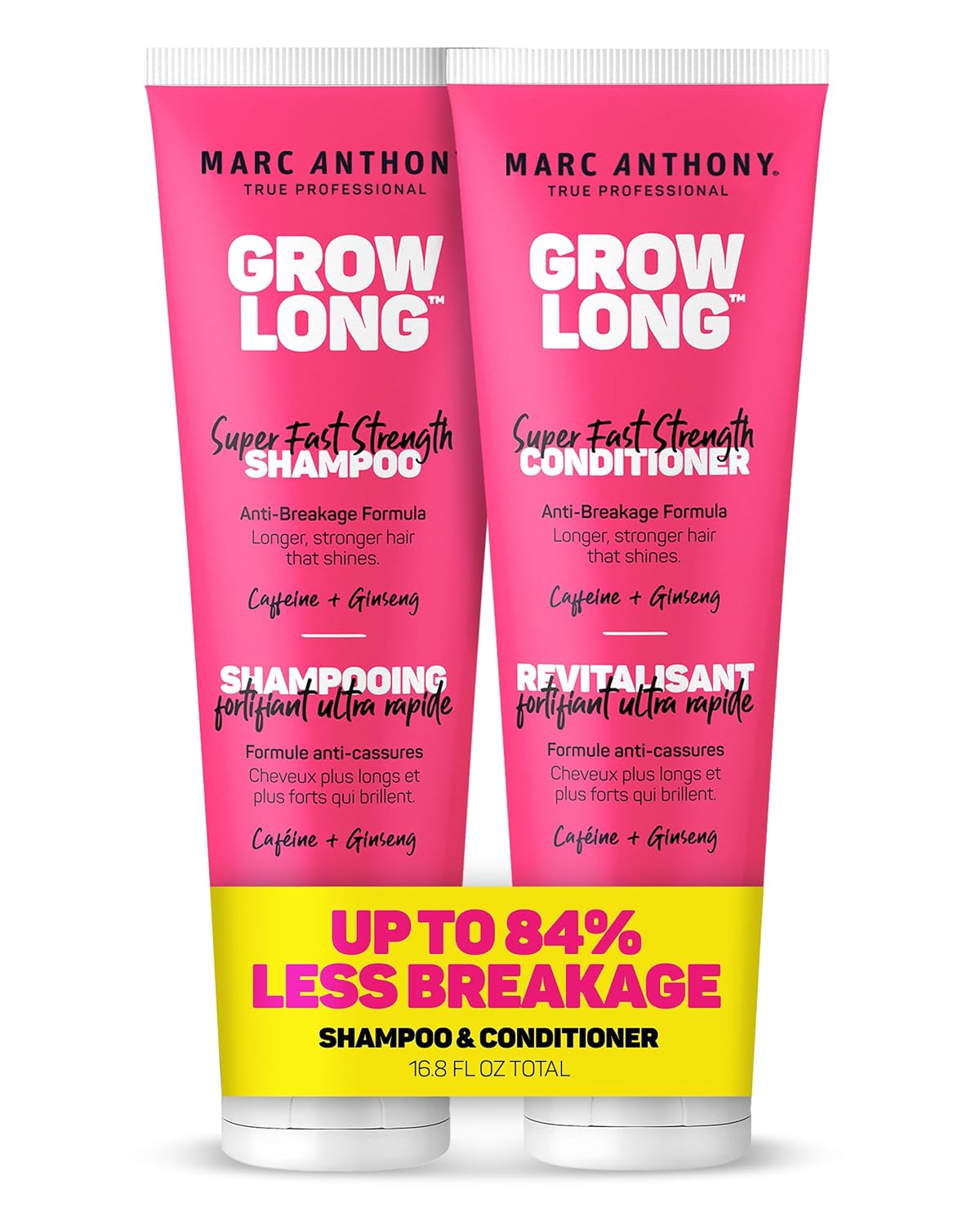 Marc Anthony Shampoo and Conditioner Set, Grow Long Biotin - Anti-Frizz Deep Conditioner For Split