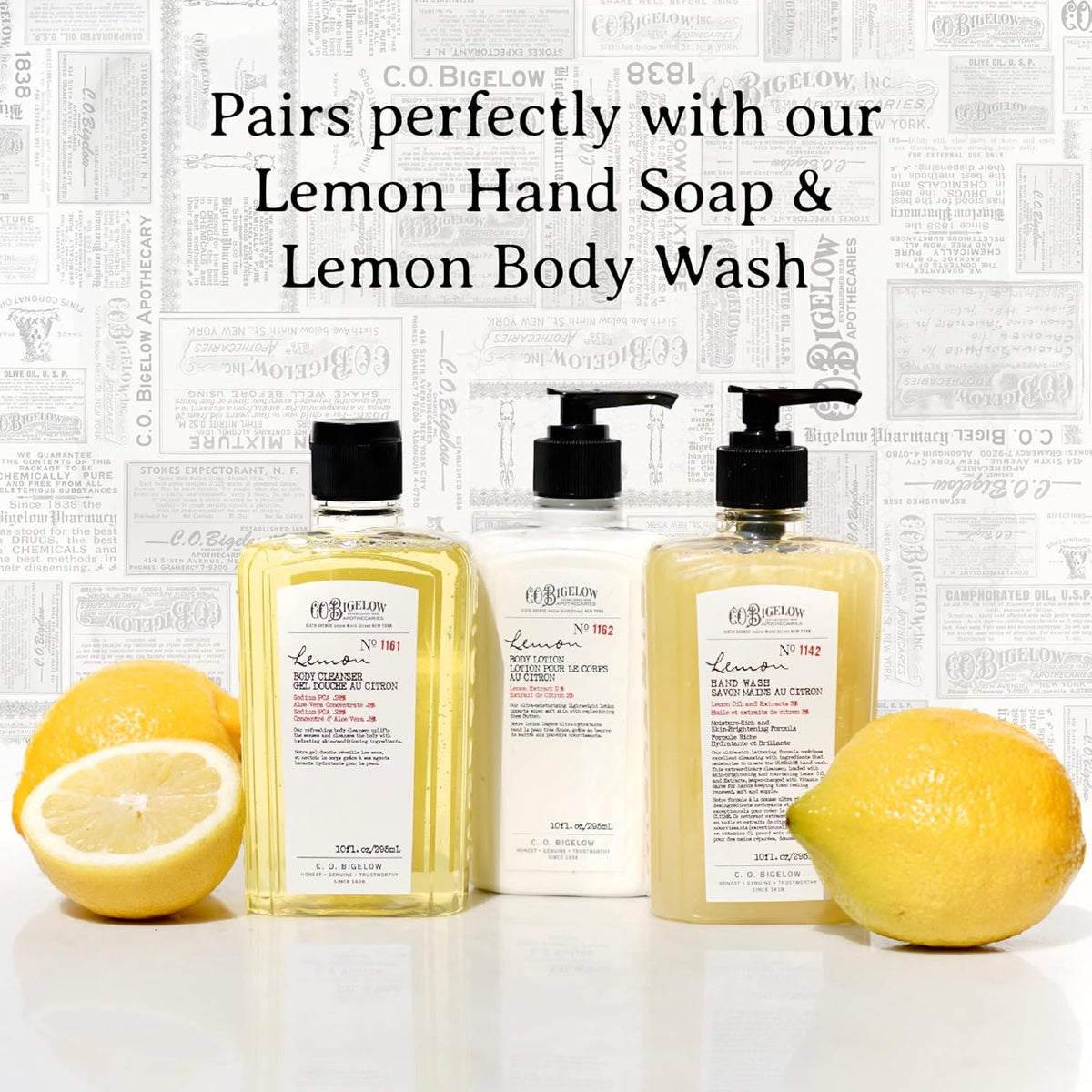 C.O. Bigelow Lemon Body Lotion, Moisturizing Body Lotion for Dry Skin with Shea Butter & Lemon