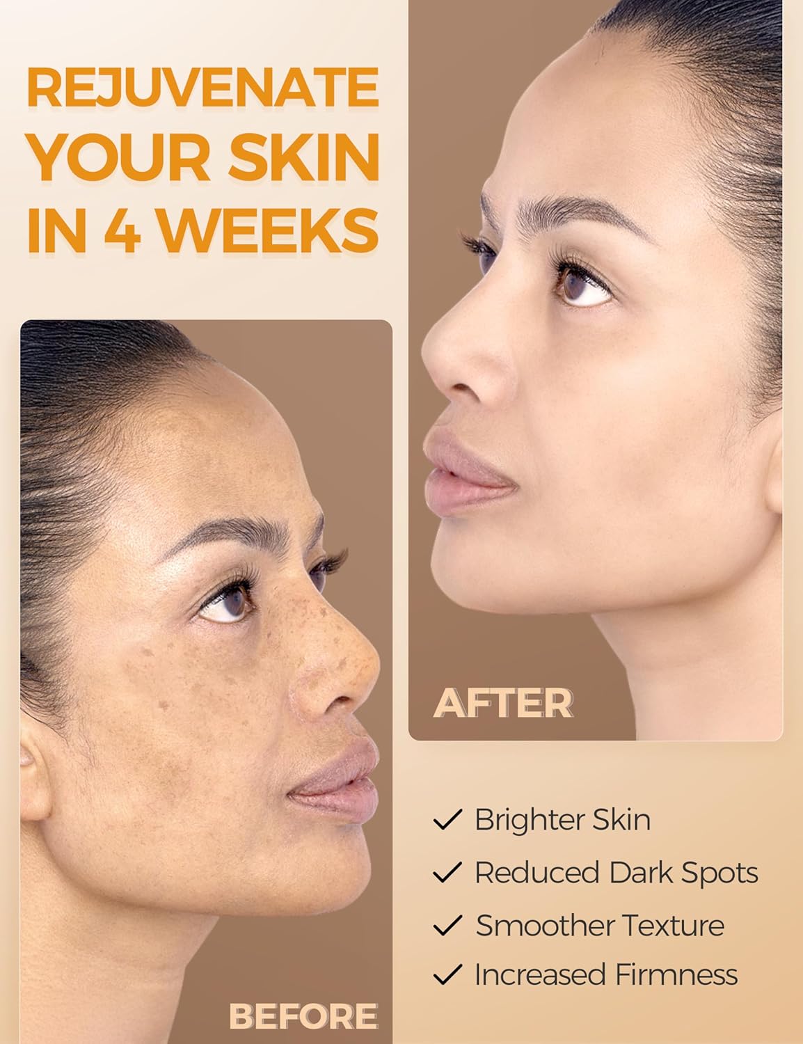 Vitamin C Serum with Niacinamide & Ethyl Ascorbic Acid: Brightening, Moisturizing Face Serum for