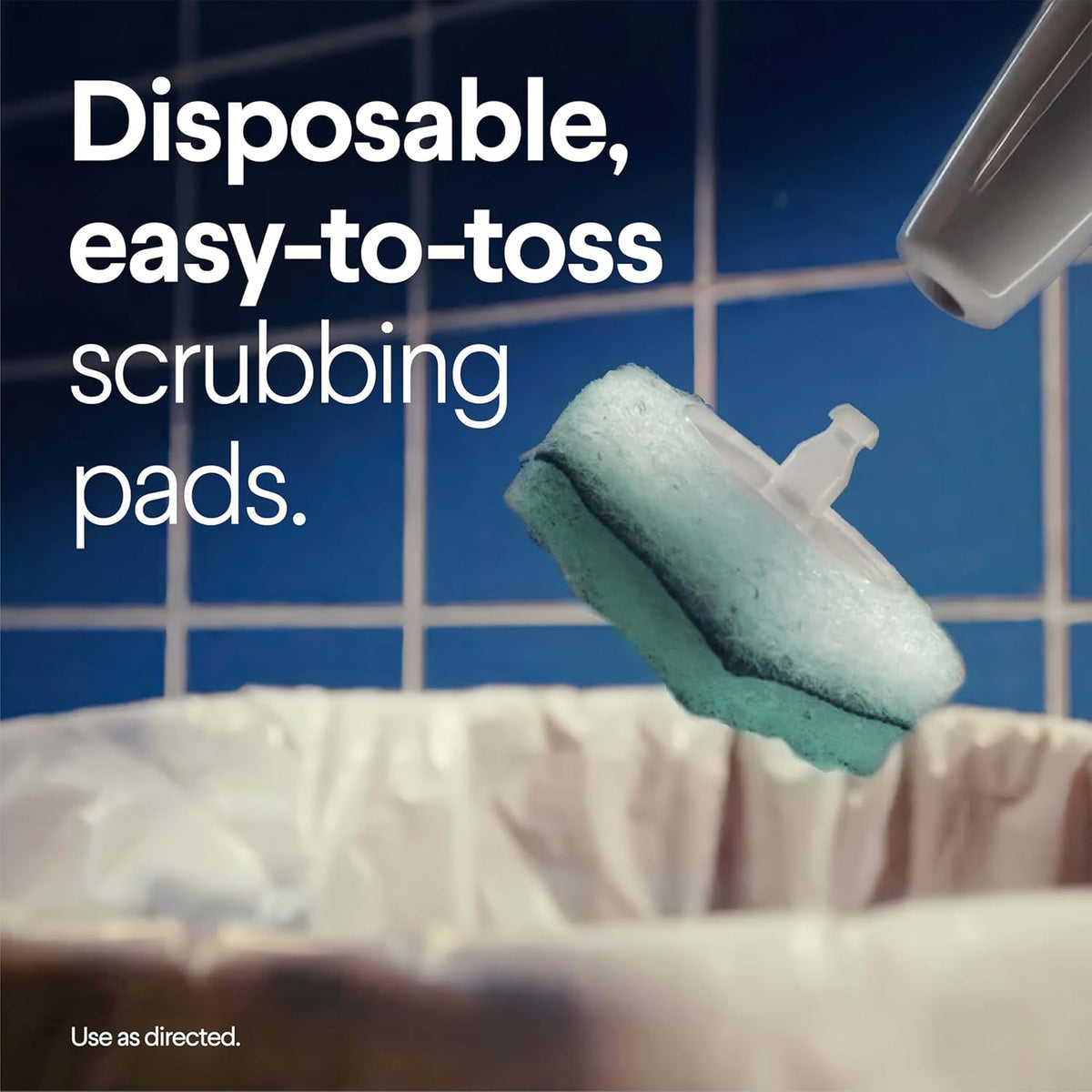 Clorox ToiletWand, Disinfecting Wand Refill Heads - Rainforest Rush, 10 Count (Package May Vary)
