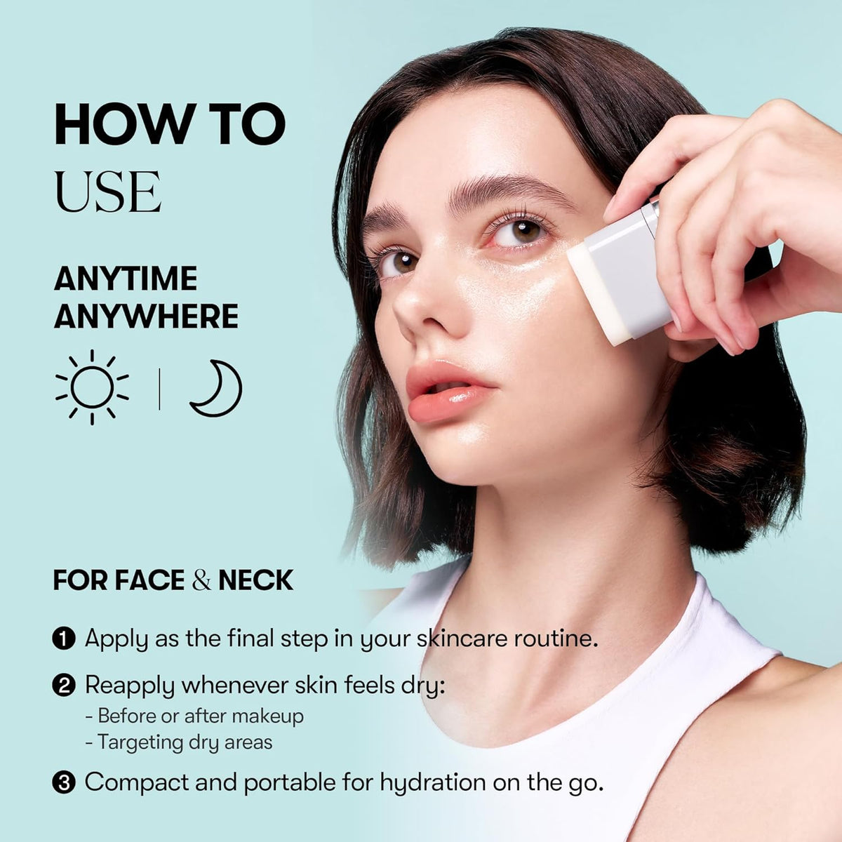 VT COSMETICS PDRN Essence Stick Balm, PDRN Collagen Multi Wrinkle Stick, All-in-One Eye & Neck