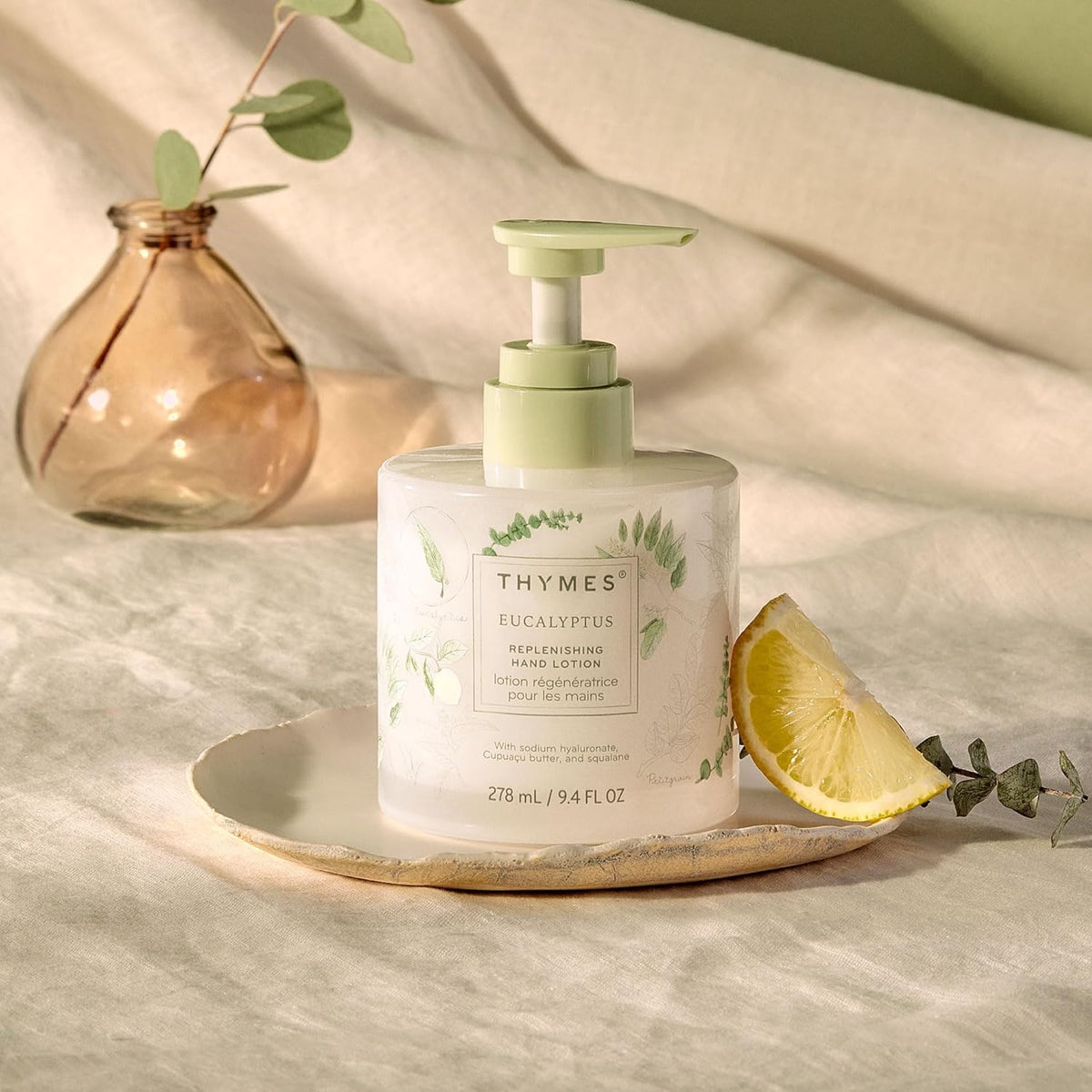 Thymes Replenishing Hand Lotion for Dry Skin - Daily Moisturizer Helps Reduce Dryness - Hand Lotion