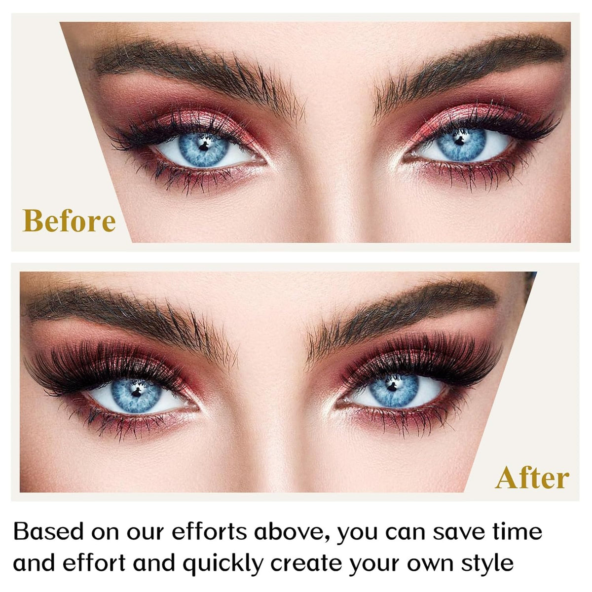 Lash Clusters B02 D Curl 14mm DIY Eyelash Extensions C D Curl B&Qaugen Mega Volume Individual