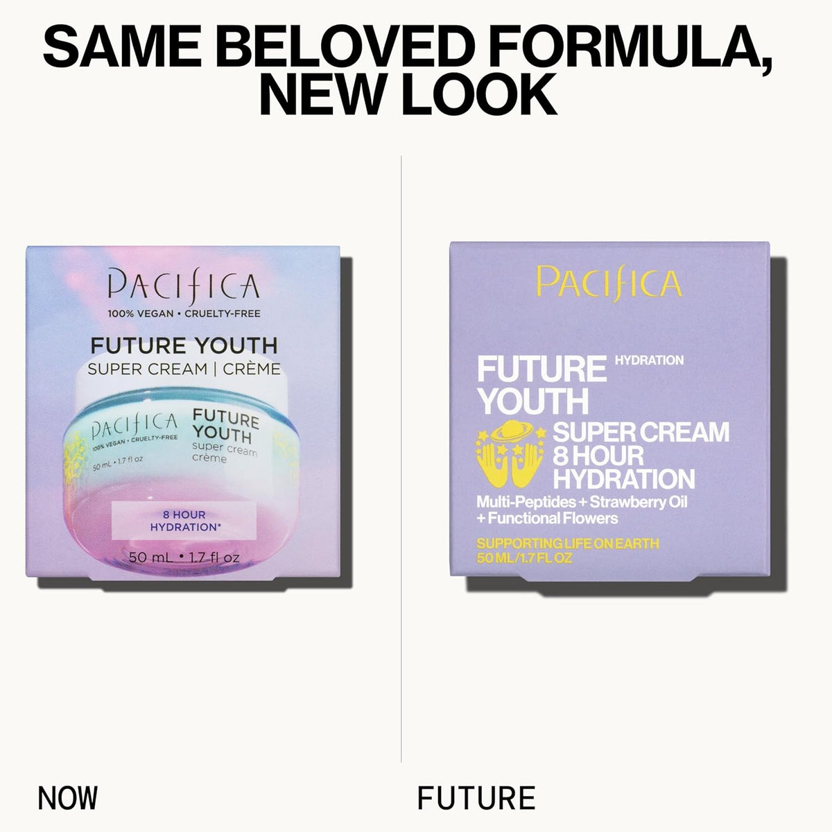 Pacifica Future Youth Super Cream – Daily Anti-Aging Moisturizer for All Skin Types, Lightweight