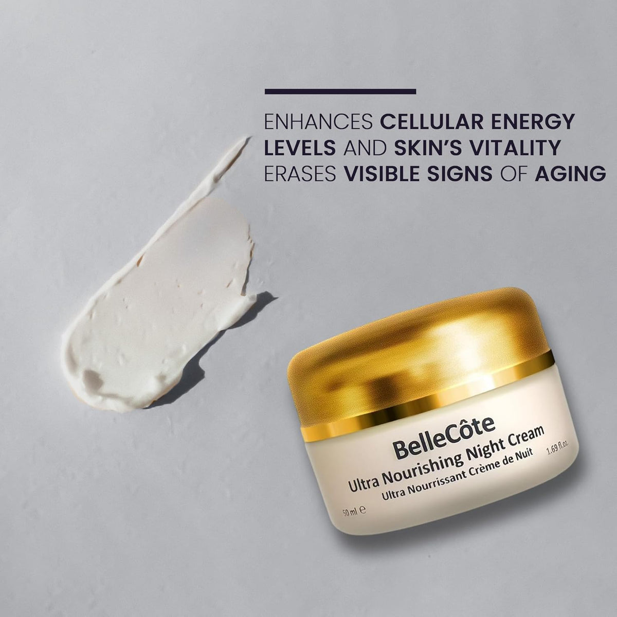 Anti Aging Night Cream with Retinol - Anti Wrinkle Face Cream | Facial Treatment with Marine