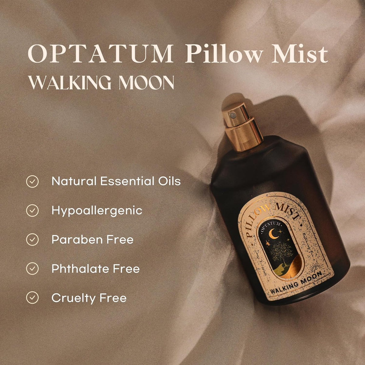 Pillow Mist - Aromatherapy Pillow Spray for Sheets, Linen & Bedding, Natural Essential Oils for