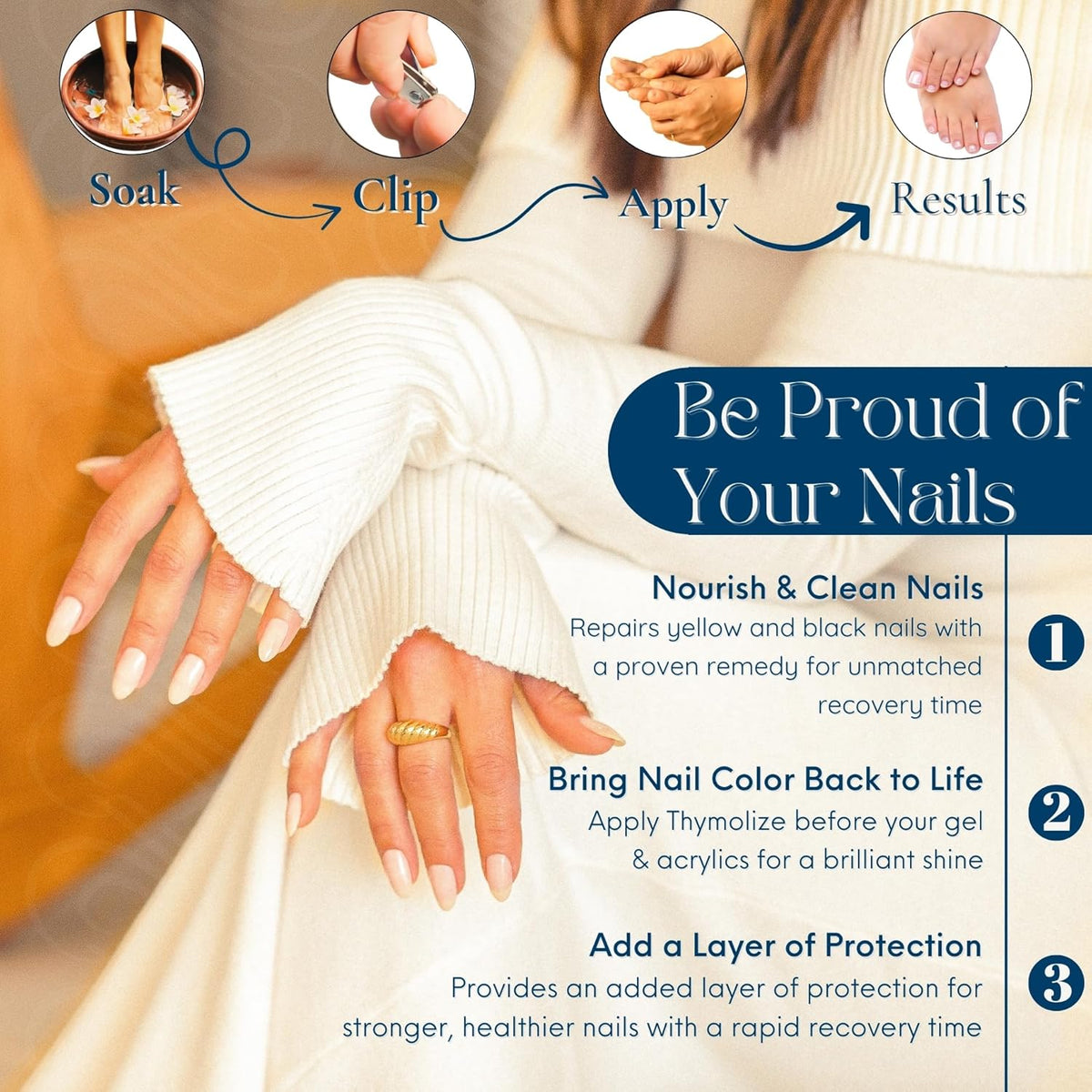 Tammy Taylor Thymolize Nail Treatment for Damaged Nails | Extra Strength Liquid Drops Toenail
