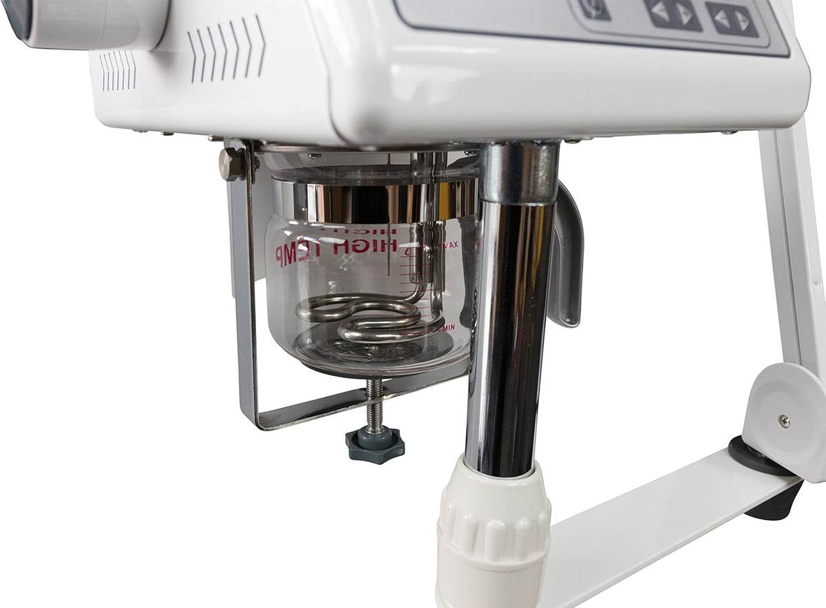 Professional Facial Steamer with LED Magnifying Lamp - 2 in 1 Digital Controls, Aromatherapy