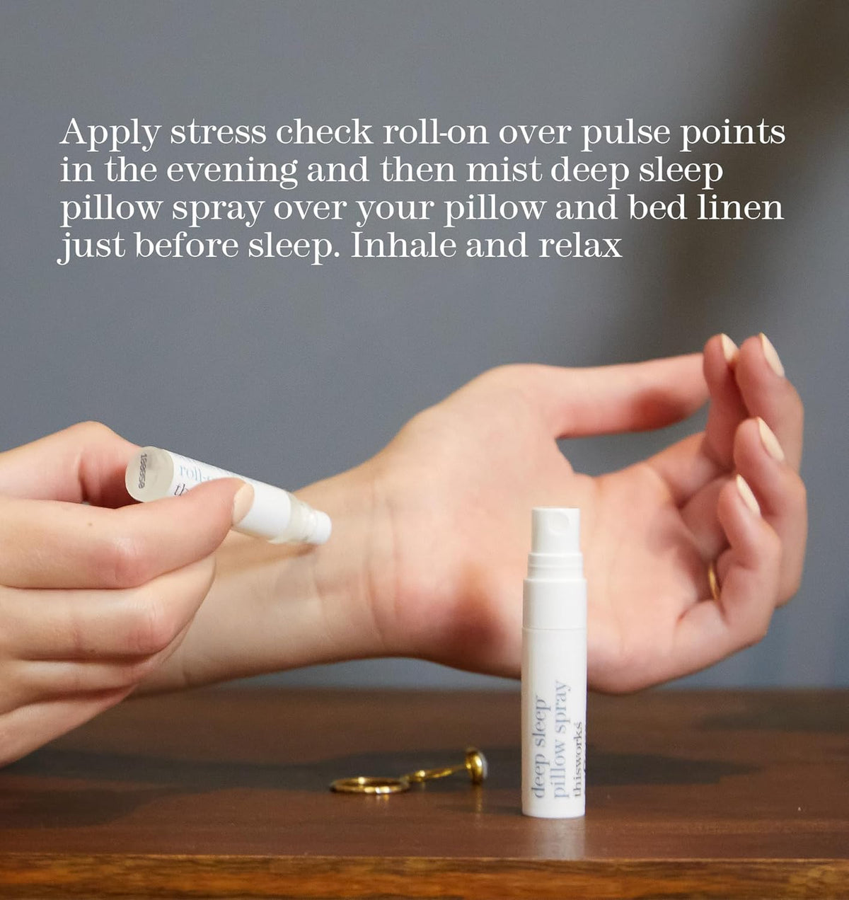 thisworks Choose Sleep Travel Kit, The Deep Sleep Pillow Mini Spray and Aromatherapeutic Roller