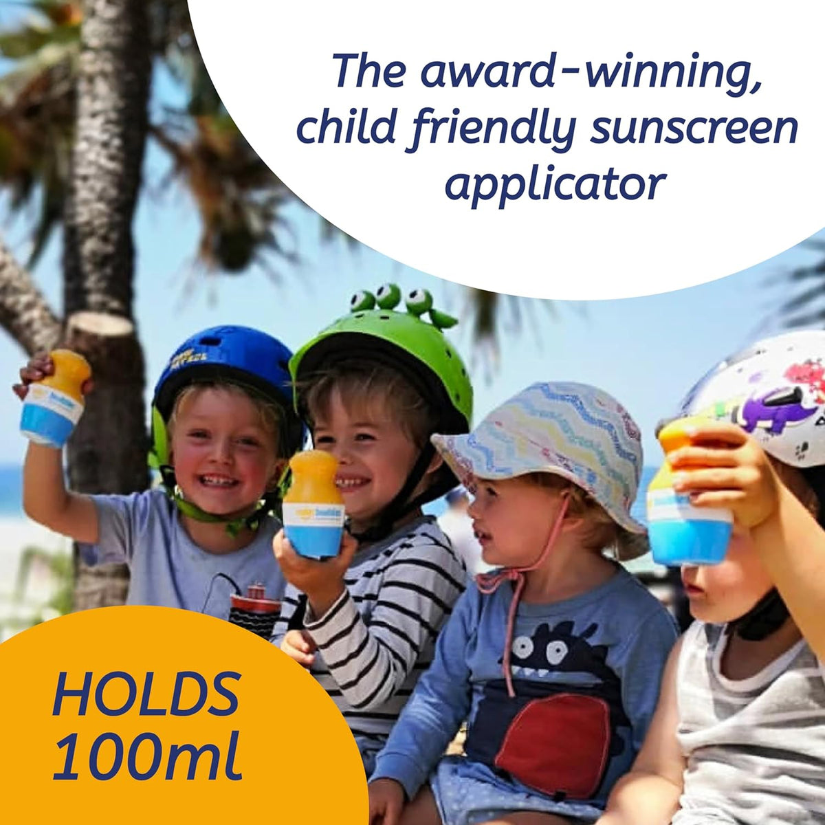 Solar Buddies Bag Bundle & Carabina Clip - Full Green - Refillable Roll on Sponge Sunscreen