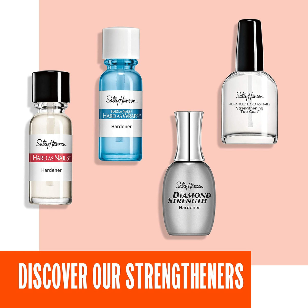 Sally Hansen Treatment Nail Rehab 41054, Nail Strengthener, Nail Hardener 0.33 Oz, Nail Growth