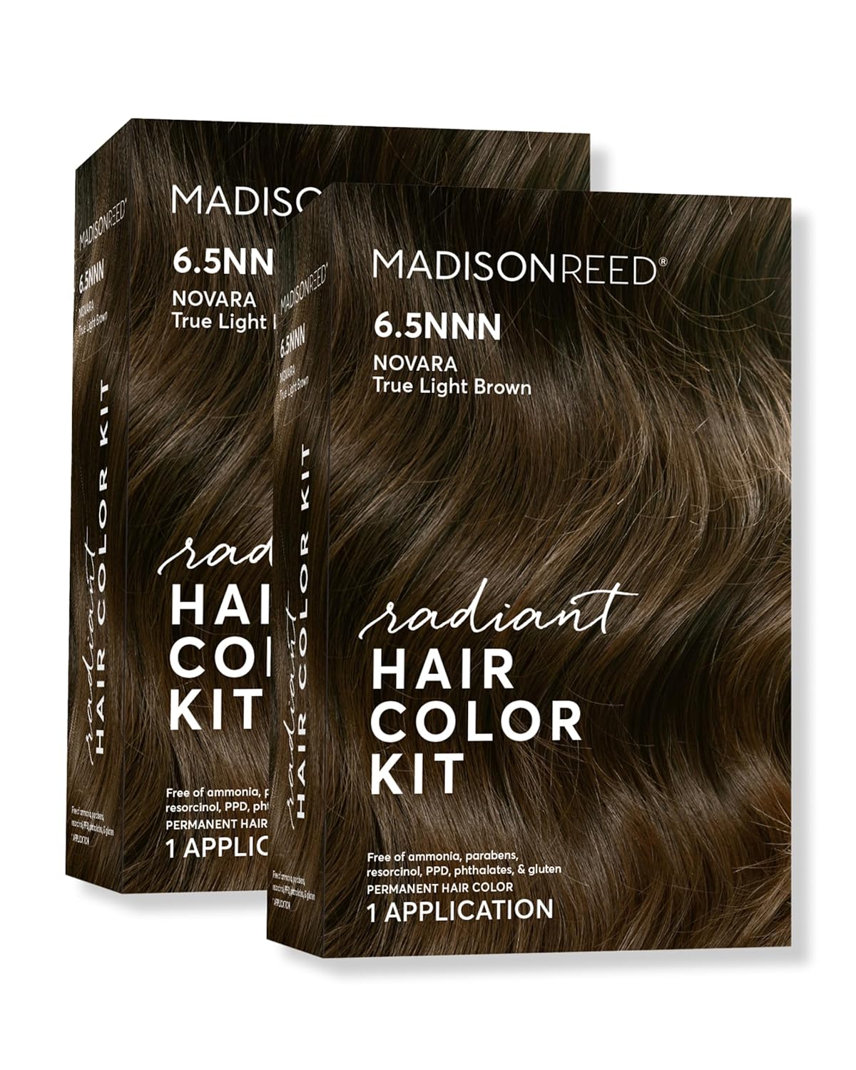Madison Reed Radiant Hair Color Kit | 6.5NNN Brown with Warm Golden Undertones (Novara Light Brown)