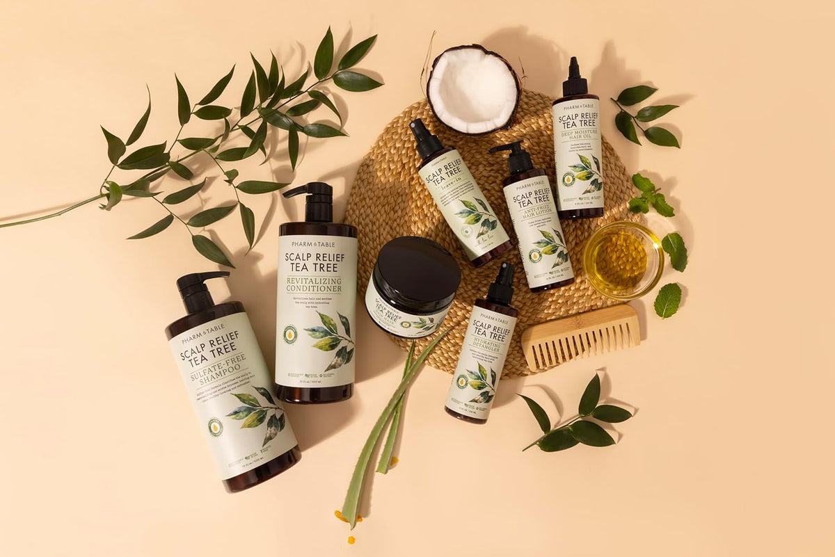 Leave In Conditioner Spray - Tea Tree Scalp Treatment - Anti-Dandruff Treatment, Dry & Itchy Scalp