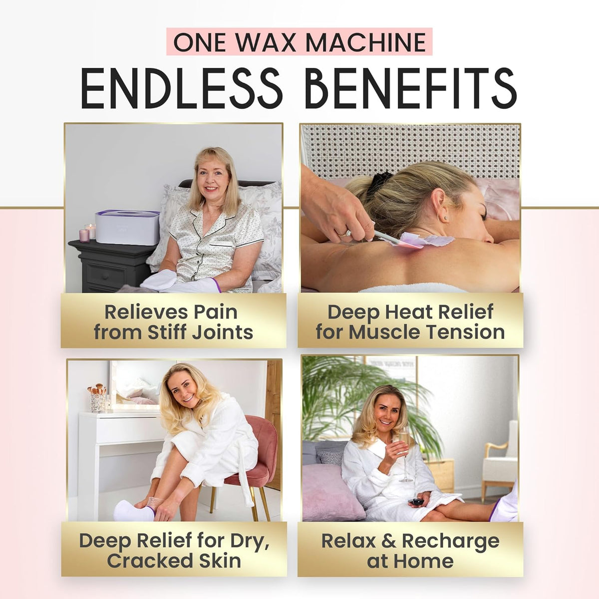 ELLA BELLA® Paraffin Wax Machine for Hand & Feet • Parafin Wax Warmer • Everything in One Kit