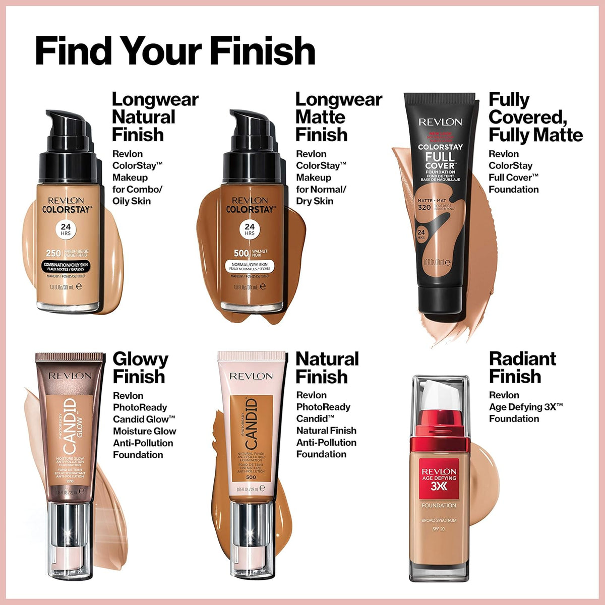 Revlon ColorStay Full Cover Longwear Matte Foundation, Heat & Sweat Resistant Lightweight Face