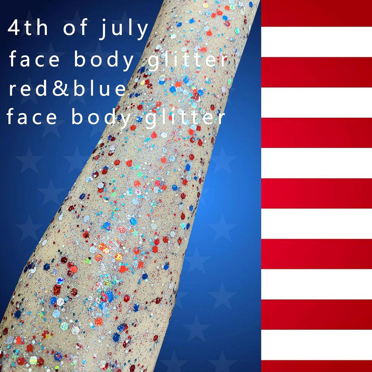 MEICOLY Red Face Body Glitter,Christmas Face Glitter Gel,Stocking Stuffers for Christmas,Sparkling