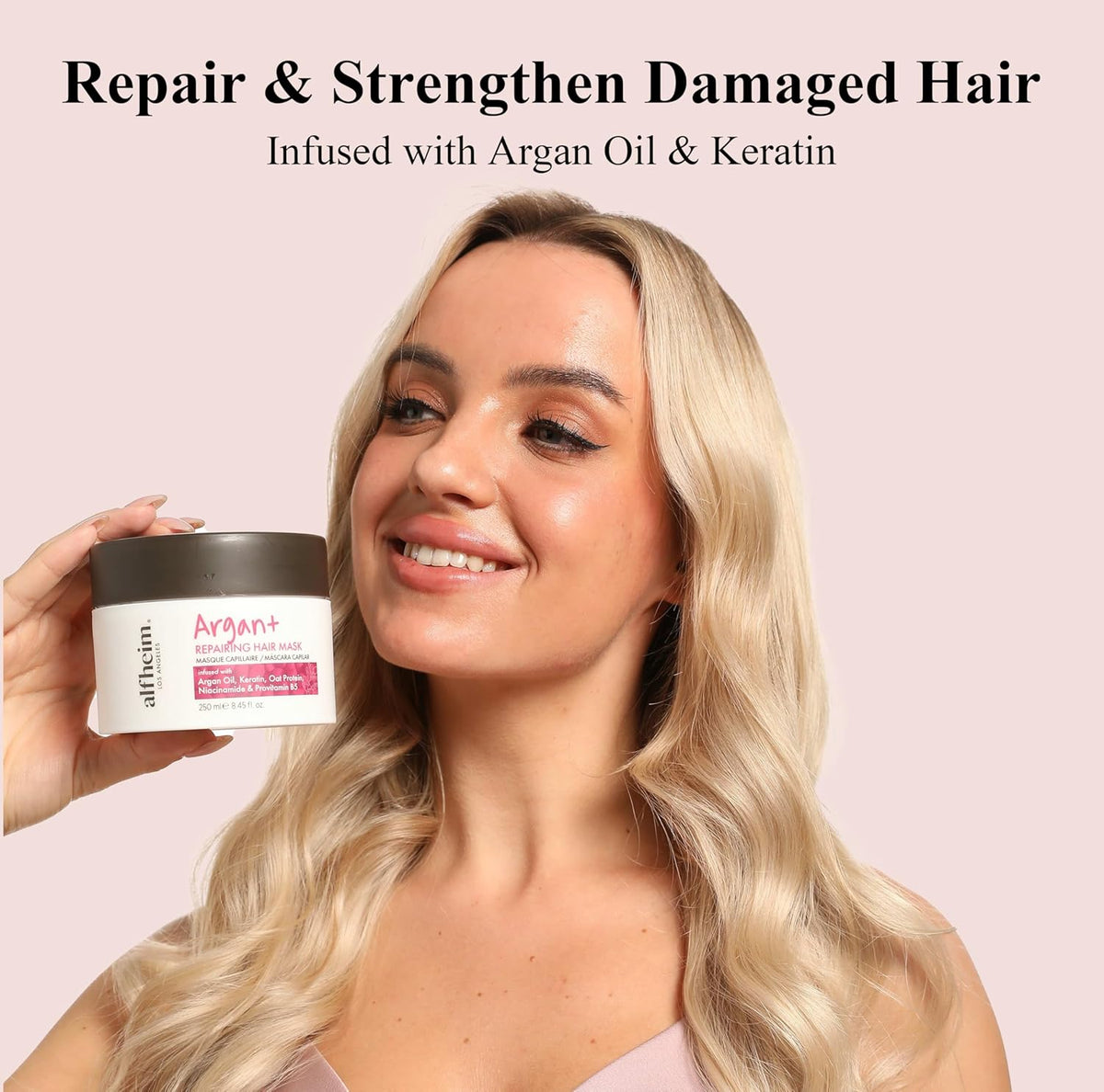 ALFHEIM Argan Repairing Hair Mask | Deep Nourishing & Moisturizing Treatment for Dry, Damaged Hair