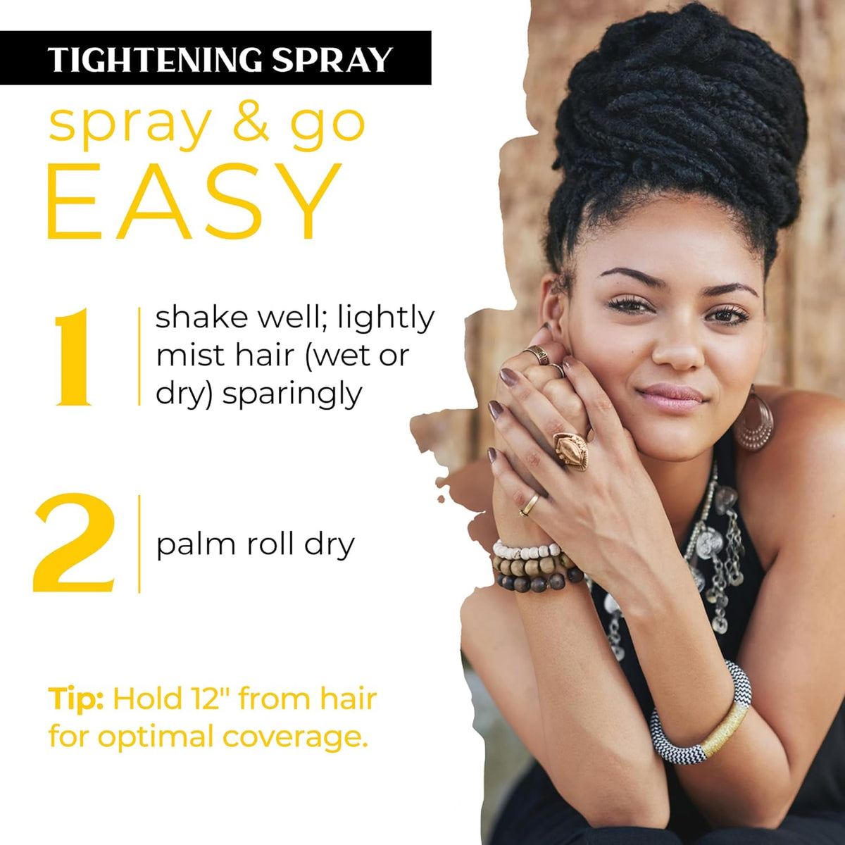 Dollylocks Tightening Spray – The Original Dreadlock Tightening & Residue-Free Loc Spray