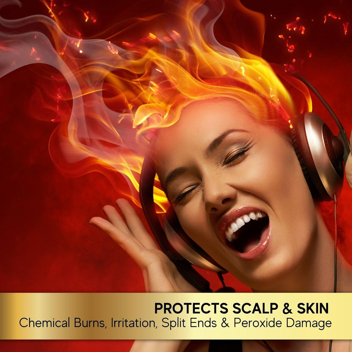 POWERTOOLS STB, The Original Stop The Burn 2 oz | Mix Directly Into Hair Color Formula To Lessen