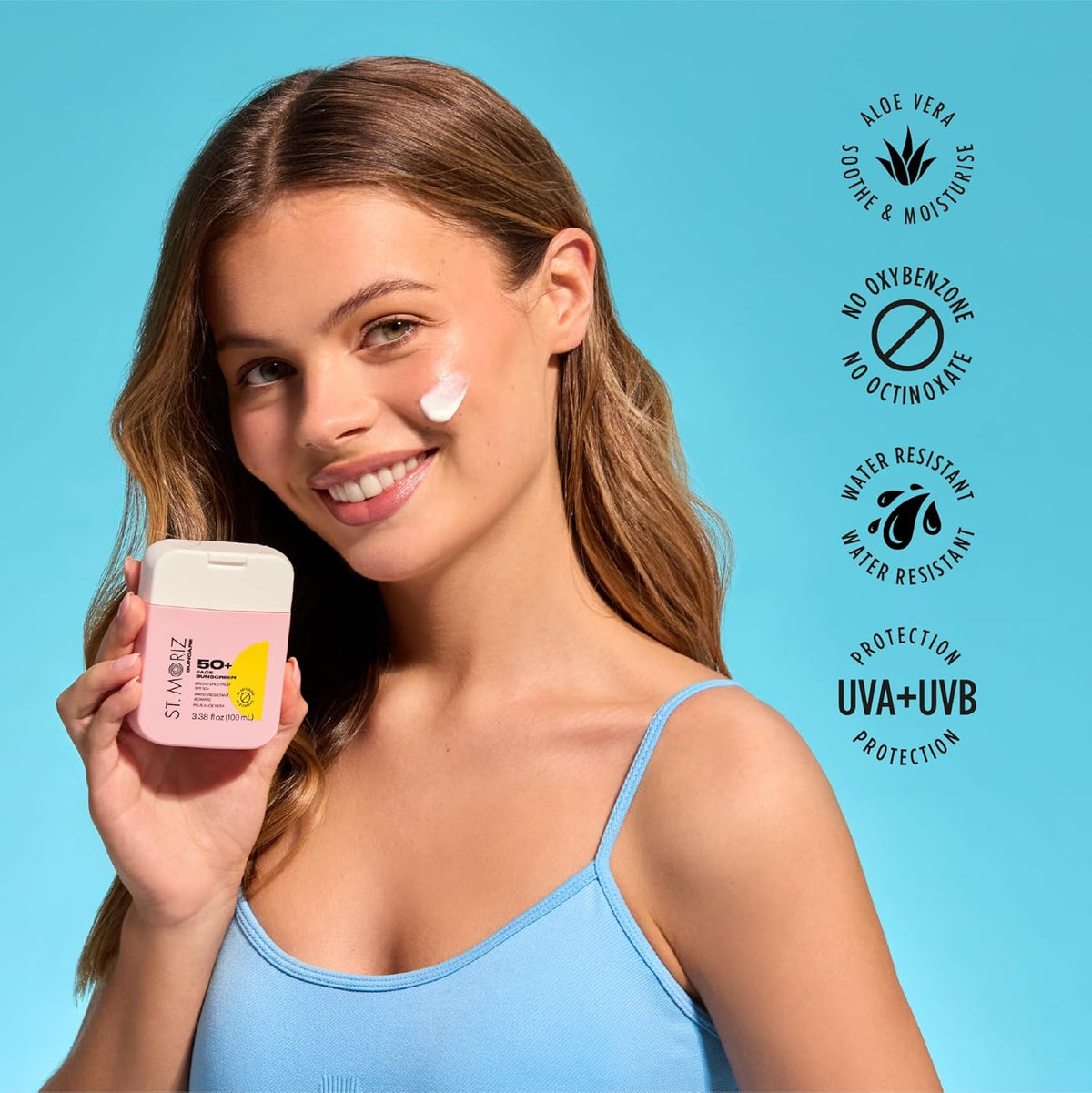 St Moriz Suncare SPF - Sunscreen - Broad Spectrum Protection Water Resistant Sunscreen Moisturizing
