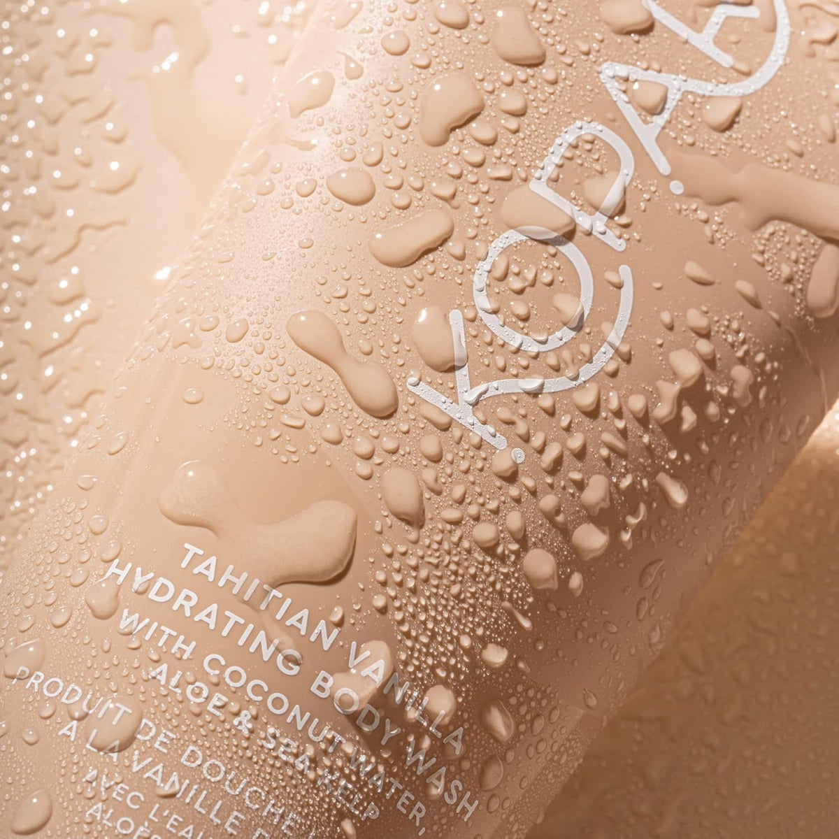 Tahitian Vanilla Hydrating Body Wash with Coconut Water, Aloe & Sea Kelp | Cleanses Without