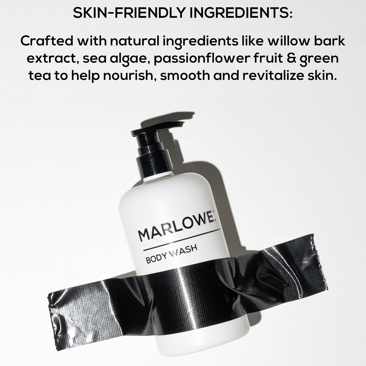 MARLOWE. No. 103 Body Wash 16 oz Pump, Original, Energizing & Refreshing Shower Gel with Willow