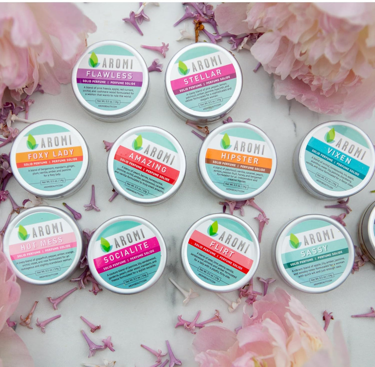 Aromi Hipster Solid Perfume | Earthy, Fruity Fragrance, Vegan, Cruelty-free, Patchouli, Vanilla