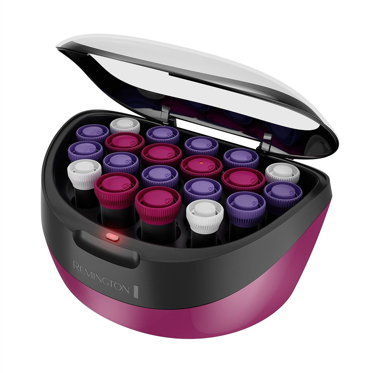 Remington Ionic Conditioning Hair Setter, 20 Velvet Hair Rollers, 6 Large (1¼”), 10 Medium (1"), 4