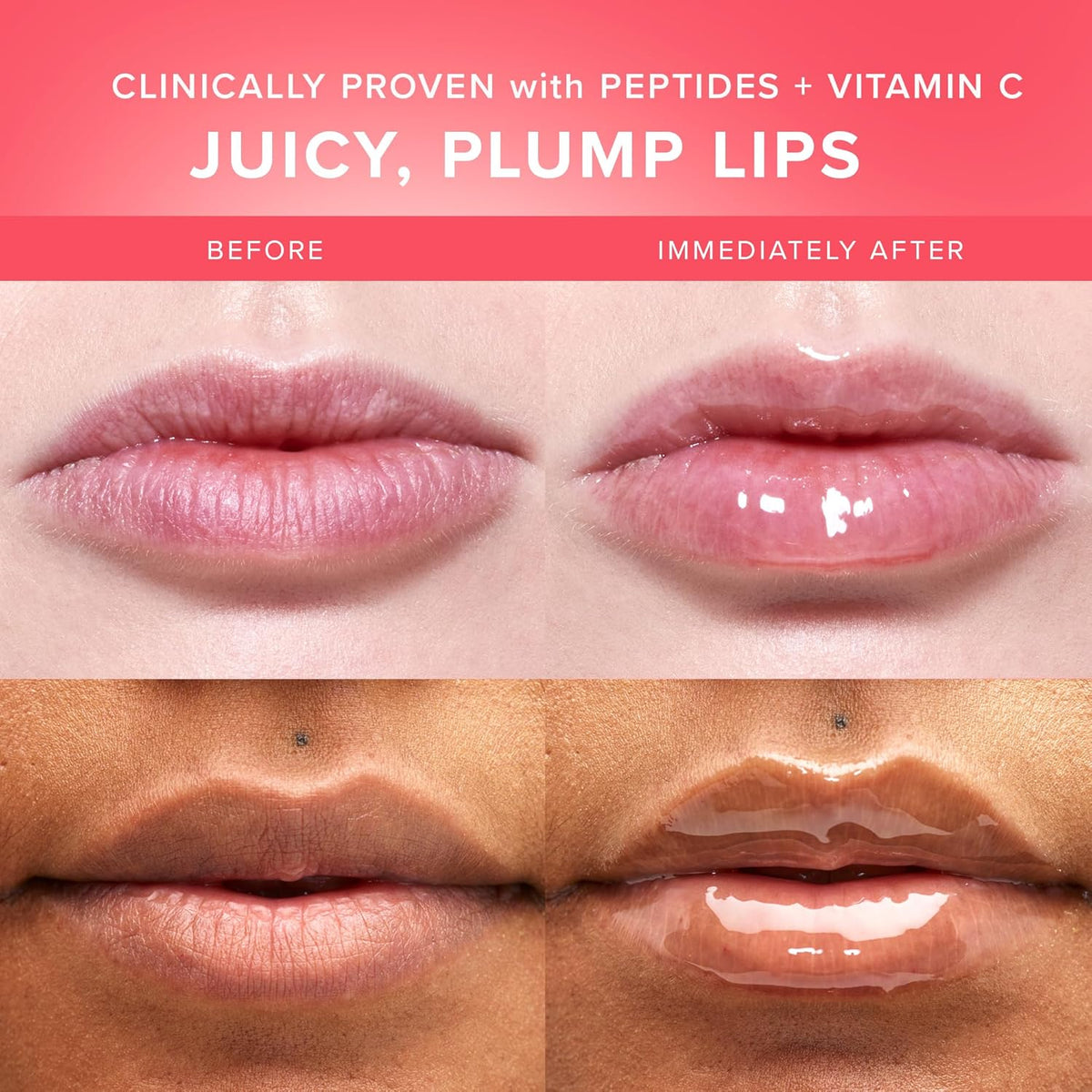 Farmacy Peptide Lip Smoothie - Hydrating Lip Balm with Vitamin C to Visibly Plump & Smooth Lines
