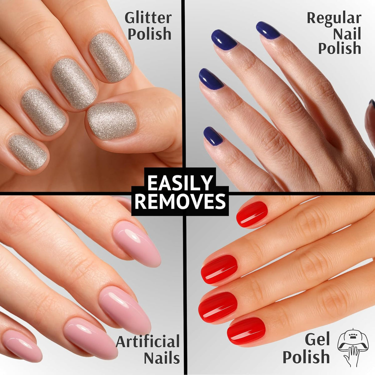 Pronto 100% Acetone Gel Nail Polish Remover - Gel Polish Remover for Nails | Acetone Nail Polish