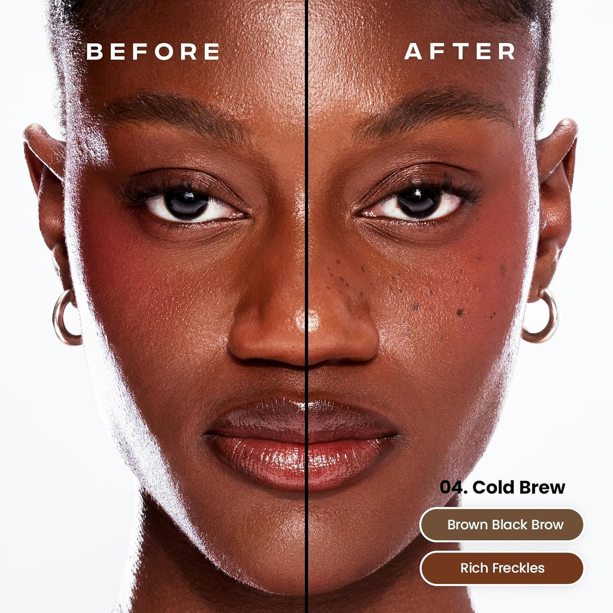 Sacheu Brow & Freckle STAY-N Tinted Eyebrow Gel & Faux Freckle Pen — 2-in-1 Longwear Water