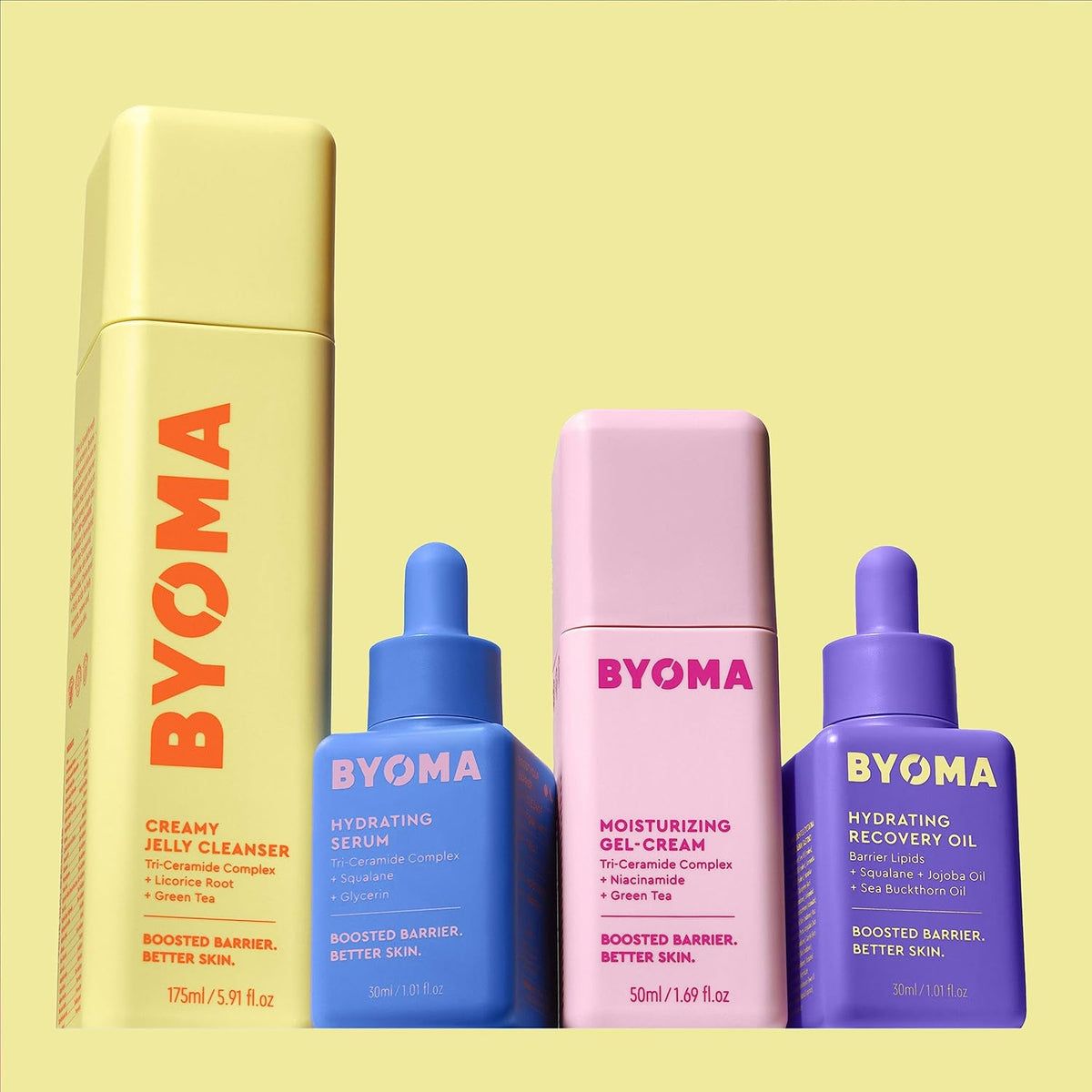 BYOMA Hydrating Recovery Oil - Luxury Face Oil with Squalane, Jojoba Oil & Seabuckthorn Oil