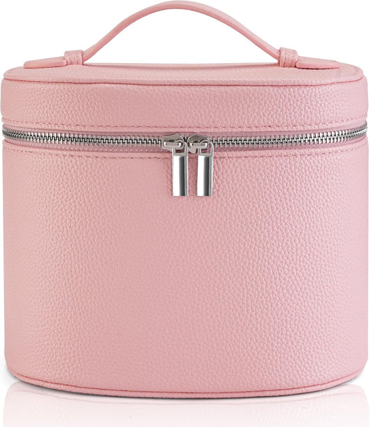 Makeup Bag Vanity Case Cosmetic Bag with Removable Divider Travel Toiletry Bag for Women Portable