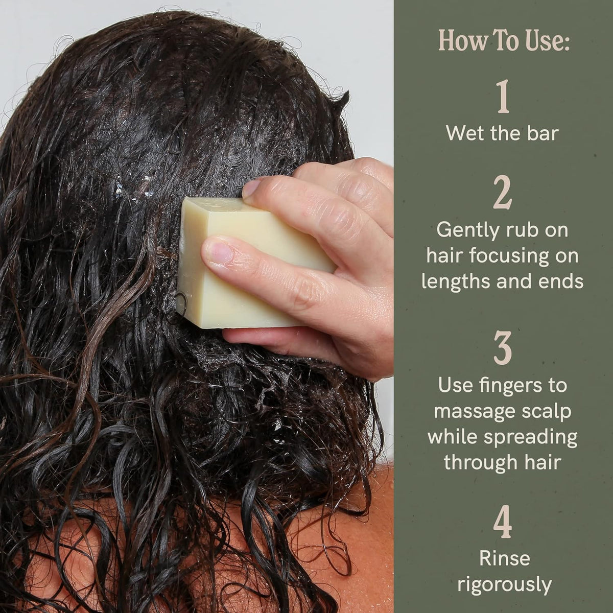 J·R·LIGGETT'S Conditioner Bar - Original Formula, All Natural Hair Conditioner with Coconut Oil &