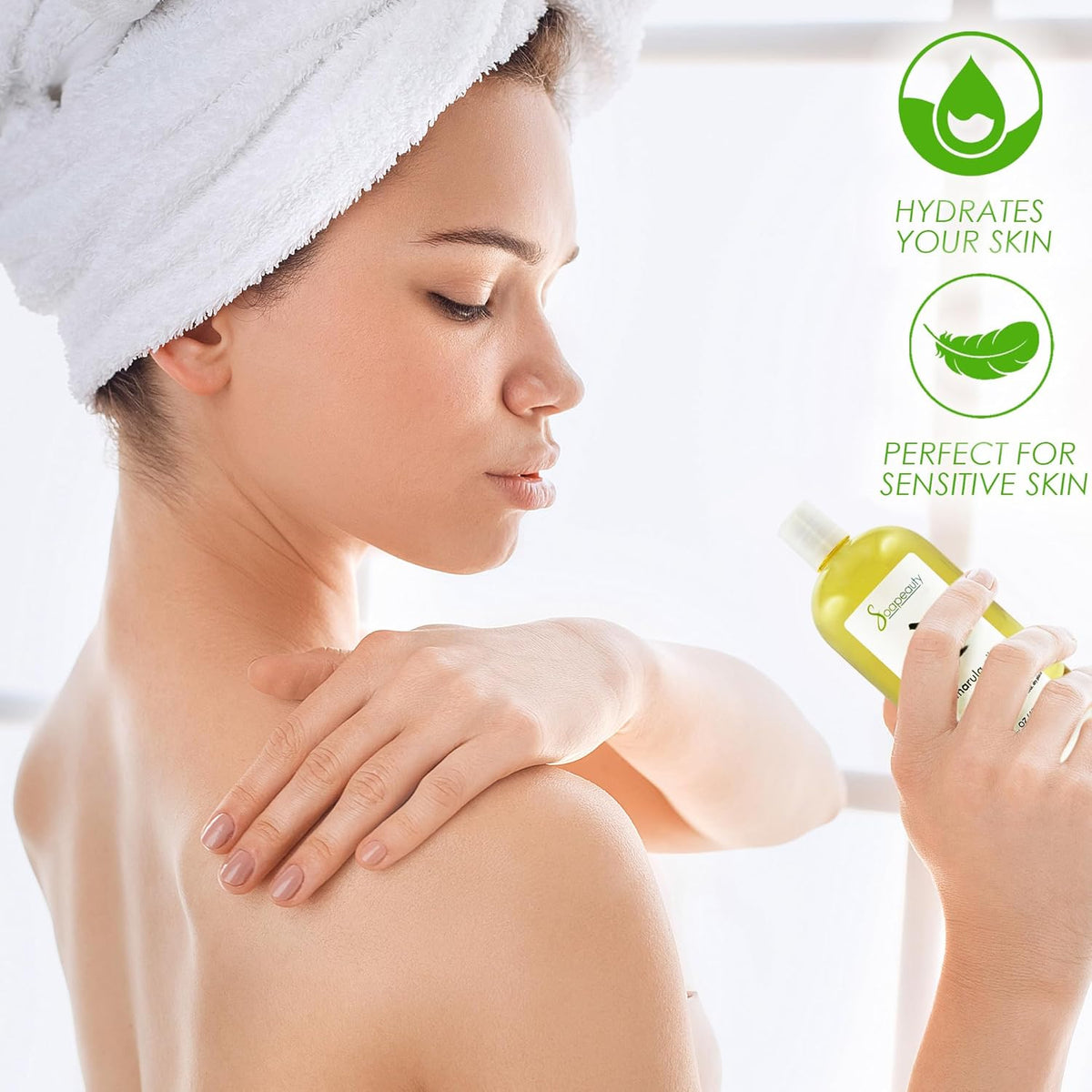 Soapeauty Marula Oil 100% Pure & Natural, Cold Pressed, Rich in Vitamin E & Omega Fatty Acids |