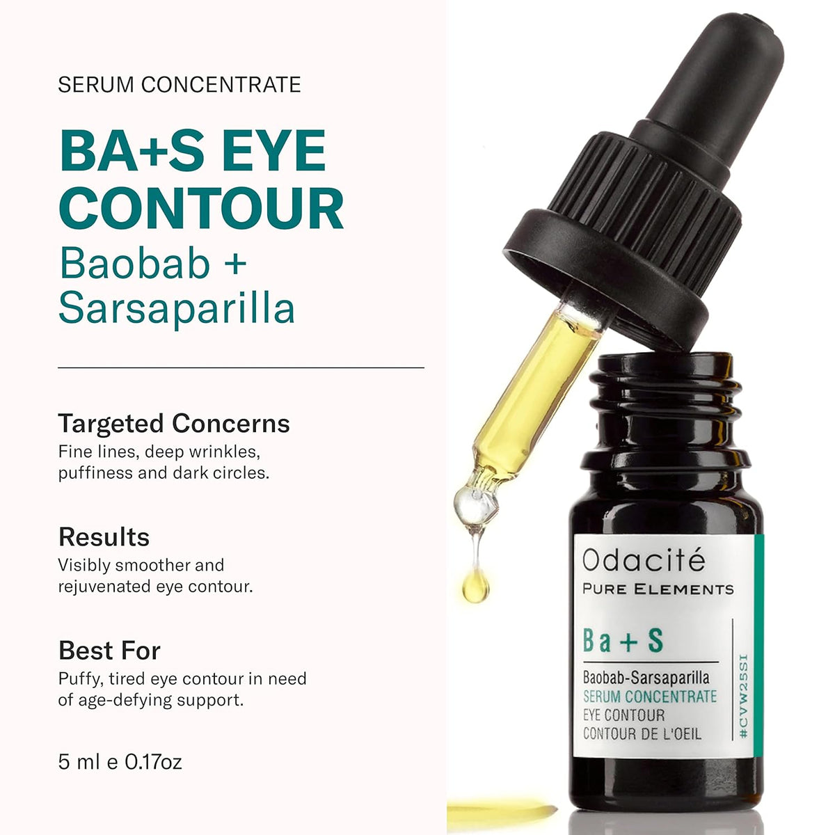 Odacité Brightening Serum Concentrate with Baobob for Anti Aging, Dark Circle, Puffiness, Wrinkles